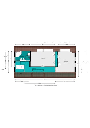 Plattegrond - Molenberglaan 45, 4791 AJ Klundert - Molenberglaan 45 - 2e verdieping - 2D.jpg